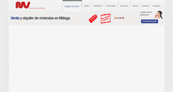 Desktop Screenshot of malagaviviendas.com
